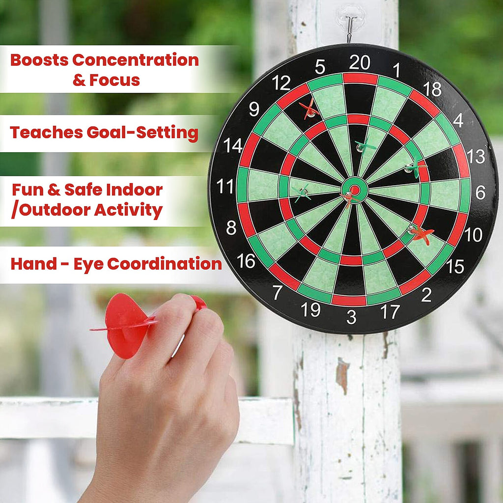 Magnetic Dartboard With 2 Sets of Magnetic Darts