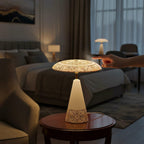 Turkish Magnetic Cordless Table Lamp with 3 Color Modes, Touch Control and 360 degree Rotation (31 Cm) - Mocha & Gold