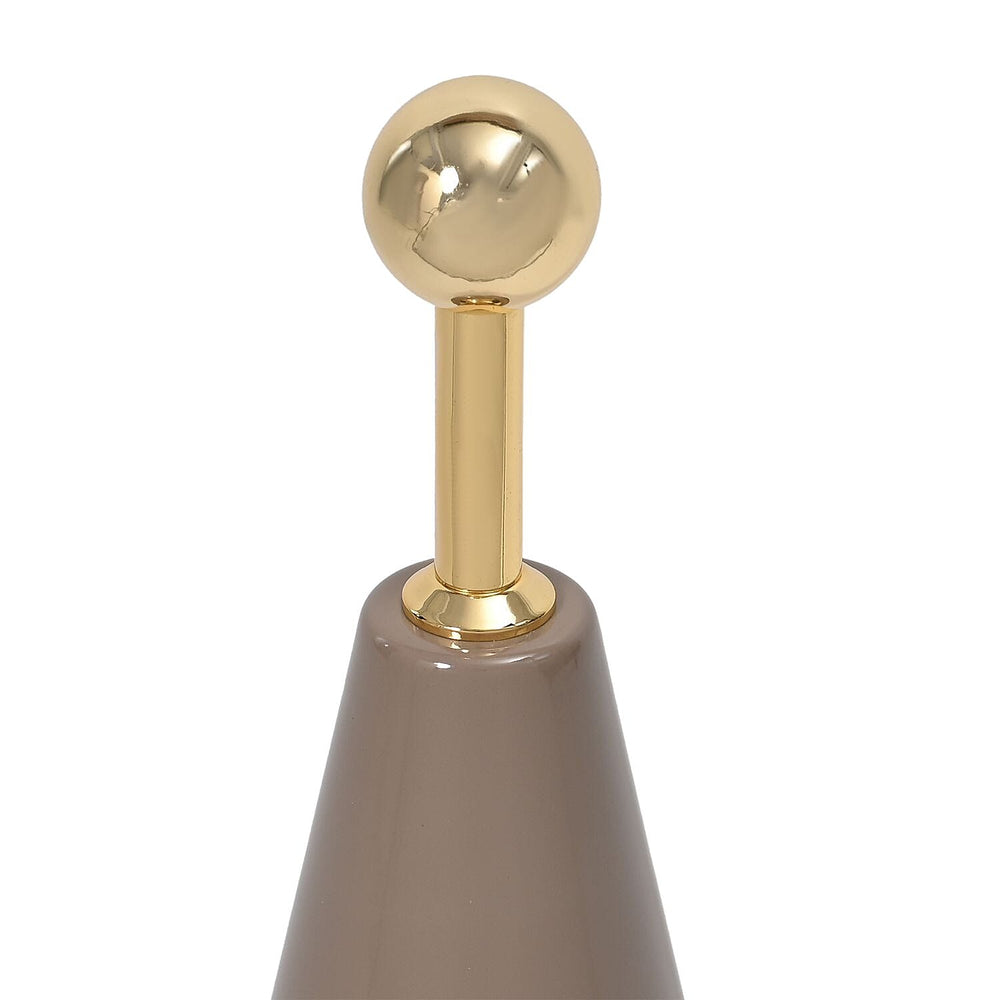 Turkish Magnetic Cordless Table Lamp with 3 Color Modes, Touch Control and 360 degree Rotation (31 Cm) - Mocha & Gold