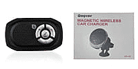 Magnetic Wireless Car Charger with Smartware Car Kit