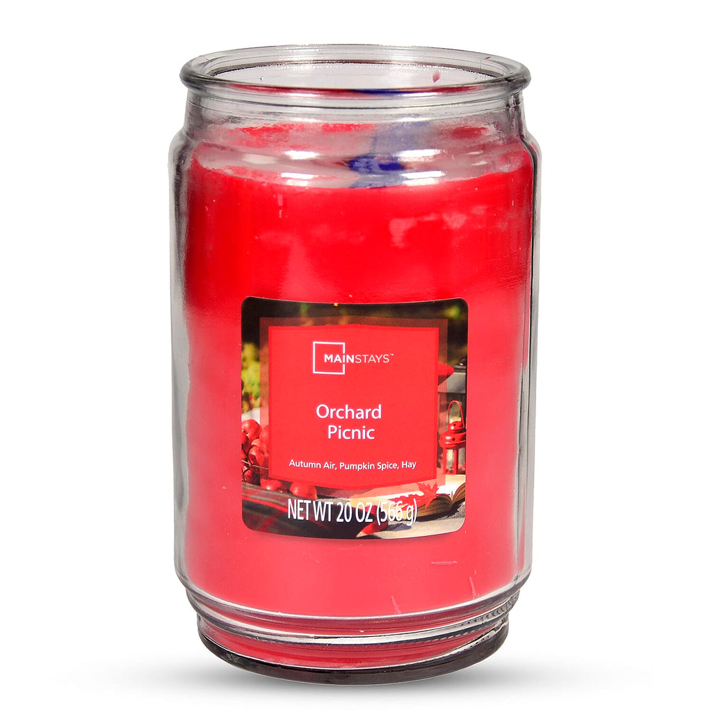 Mainstays Orchard Picnic 20oz - Premium Soy Wax - Red