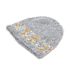 - Maisi Knitted Cozy Set of Two Scarf and Hat - Grey