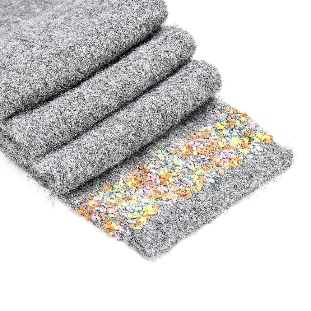 - Maisi Knitted Cozy Set of Two Scarf and Hat - Grey