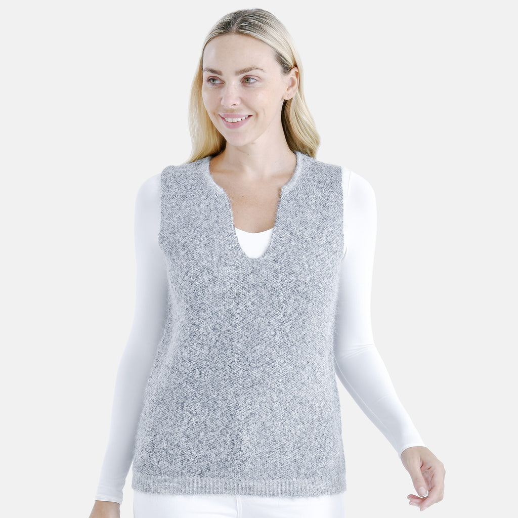 & Maisi Acrylic Patterned Vest