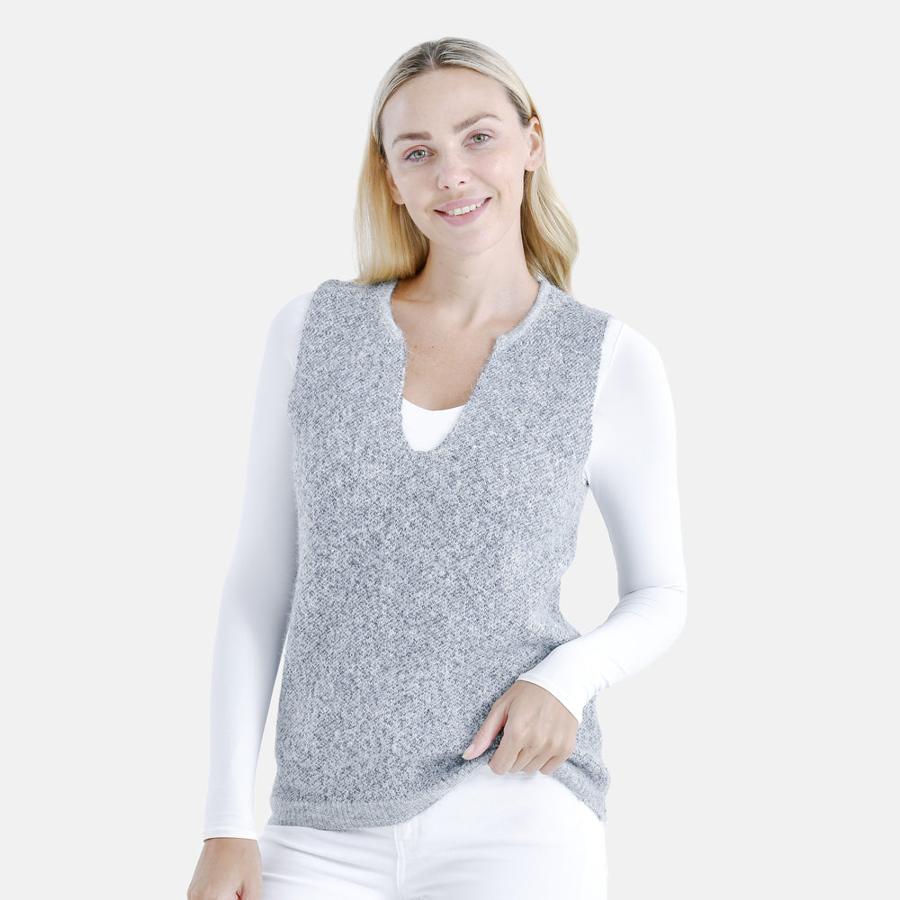 & Maisi Acrylic Patterned Vest