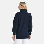 Super Sumptuous - Maisi Super Soft Roll Neck Jumper (Size - 8 to 16) - Navy
