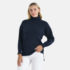 Super Sumptuous - Maisi Super Soft Roll Neck Jumper (Size - 8 to 16) - Navy
