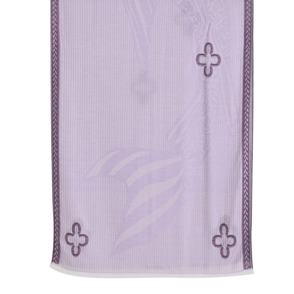 - Maisi Printed Cotton Lightweight Summer Scarf (190 x 70cm) - Beige