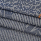 - Maisi Printed Cotton Lightweight Summer Scarf (190 x 70cm) - Grey