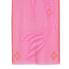 - Maisi Printed Cotton Lightweight Summer Scarf (190 x 70cm) - Rose Pink