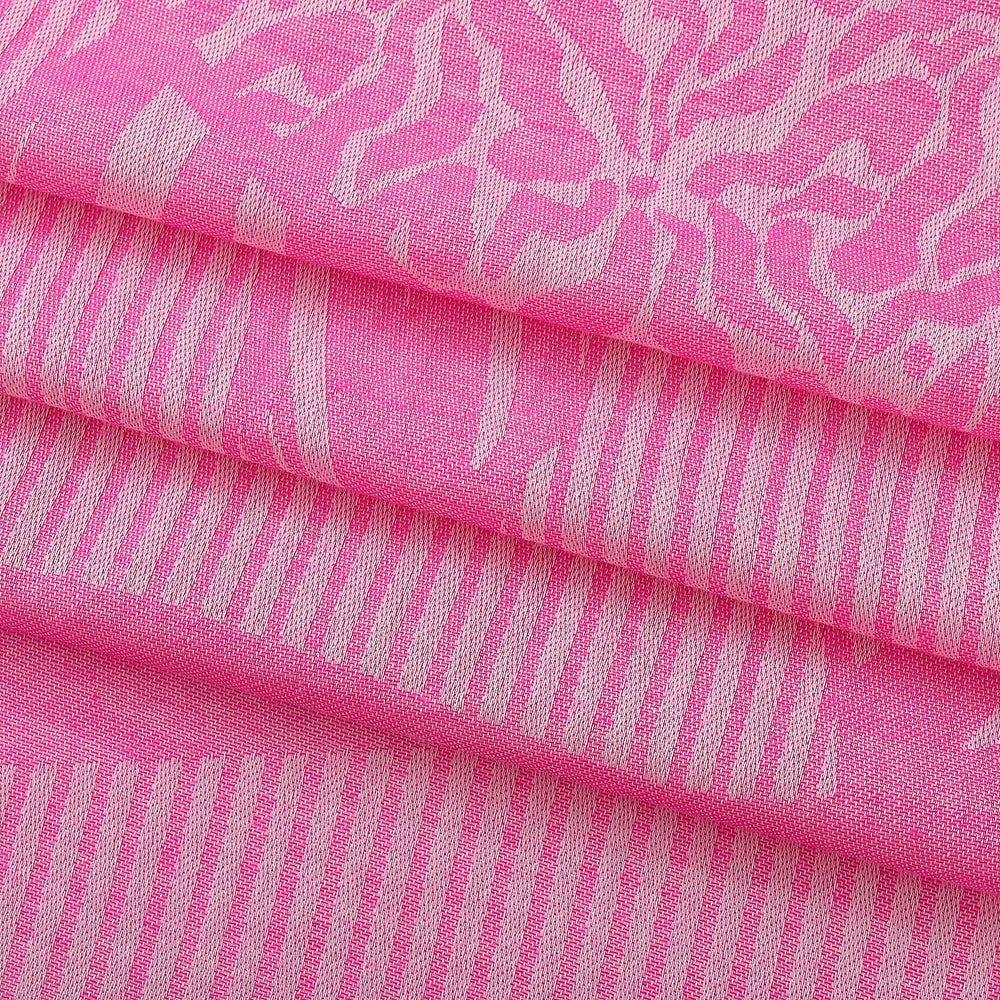 - Maisi Printed Cotton Lightweight Summer Scarf (190 x 70cm) - Rose Pink