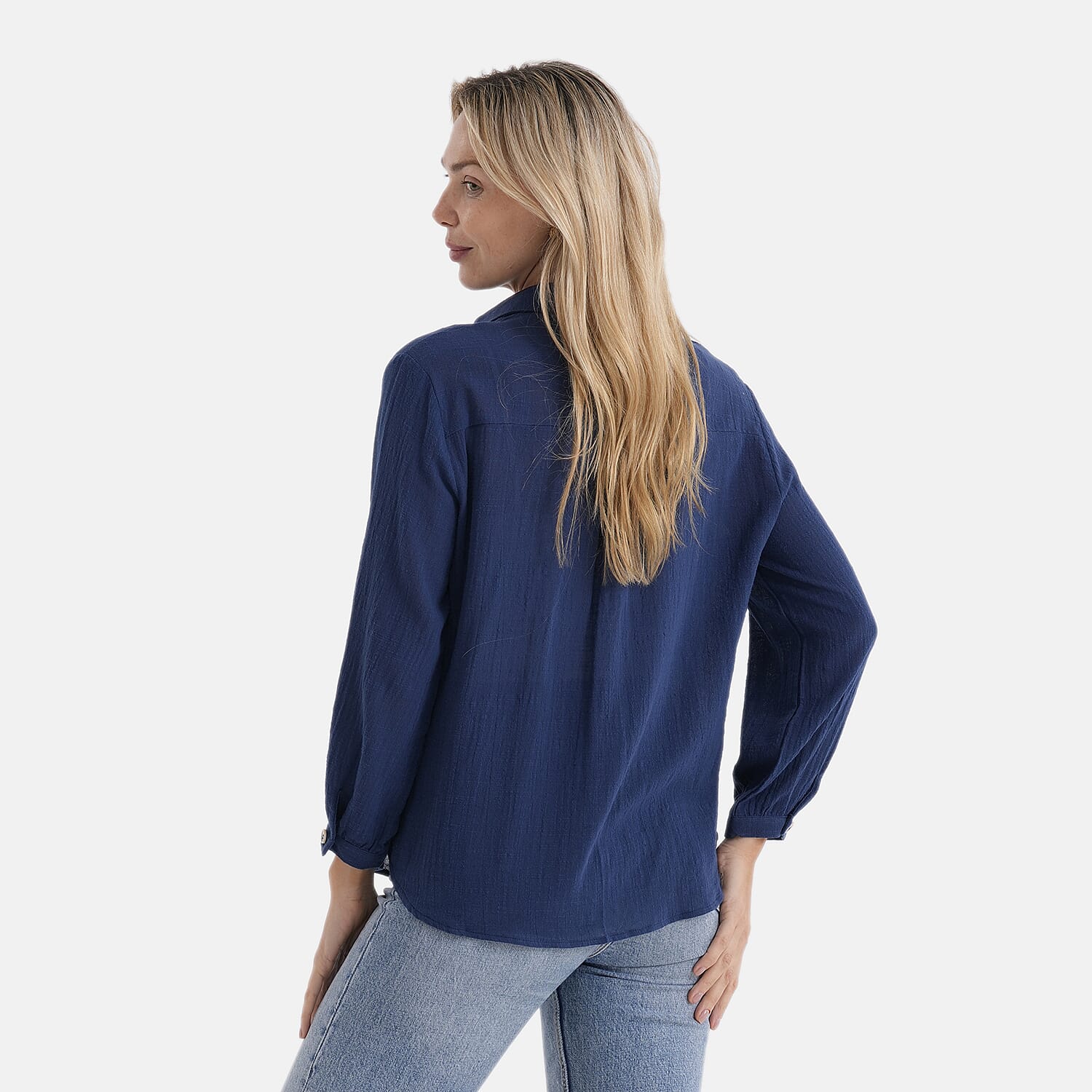 - Maisi Long Sleeve Relax Fit Shirt (Size XL, Fit 20 To 22) - Black