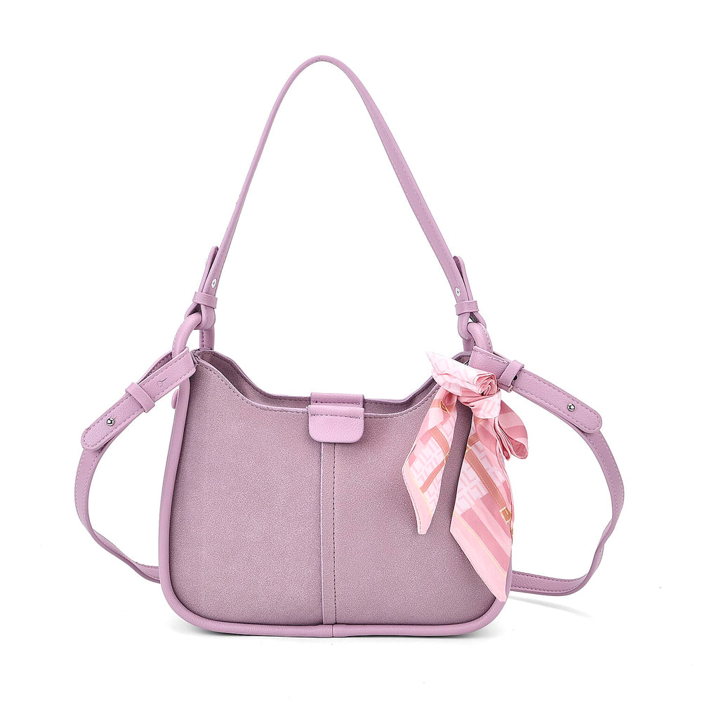 & Maisi Crossbody Bag with Adjustable Shoulder Strap - Purple