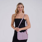& Maisi Crossbody Bag with Adjustable Shoulder Strap - Purple