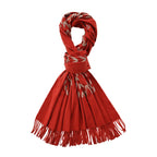- Maisi Embroidery Scarf (180 x 75 Cm) - Burgundy