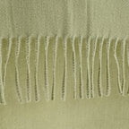- Maisi Floral Embroidered Scarf With Tassel (180 x 75 Cm) - Green