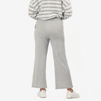 - Maisi Brushed Marl Wide Leg Trousers (Size - XL, 20 to 22) - Grey