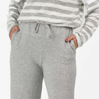 - Maisi Brushed Marl Wide Leg Trousers (Size - XL, 20 to 22) - Grey