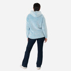 - Maisi Fleece Pullover Hoodie (Size XL) - Sky Blue
