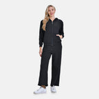 - Maisi Ladies Zip Up Cardigan (Size L) - Black
