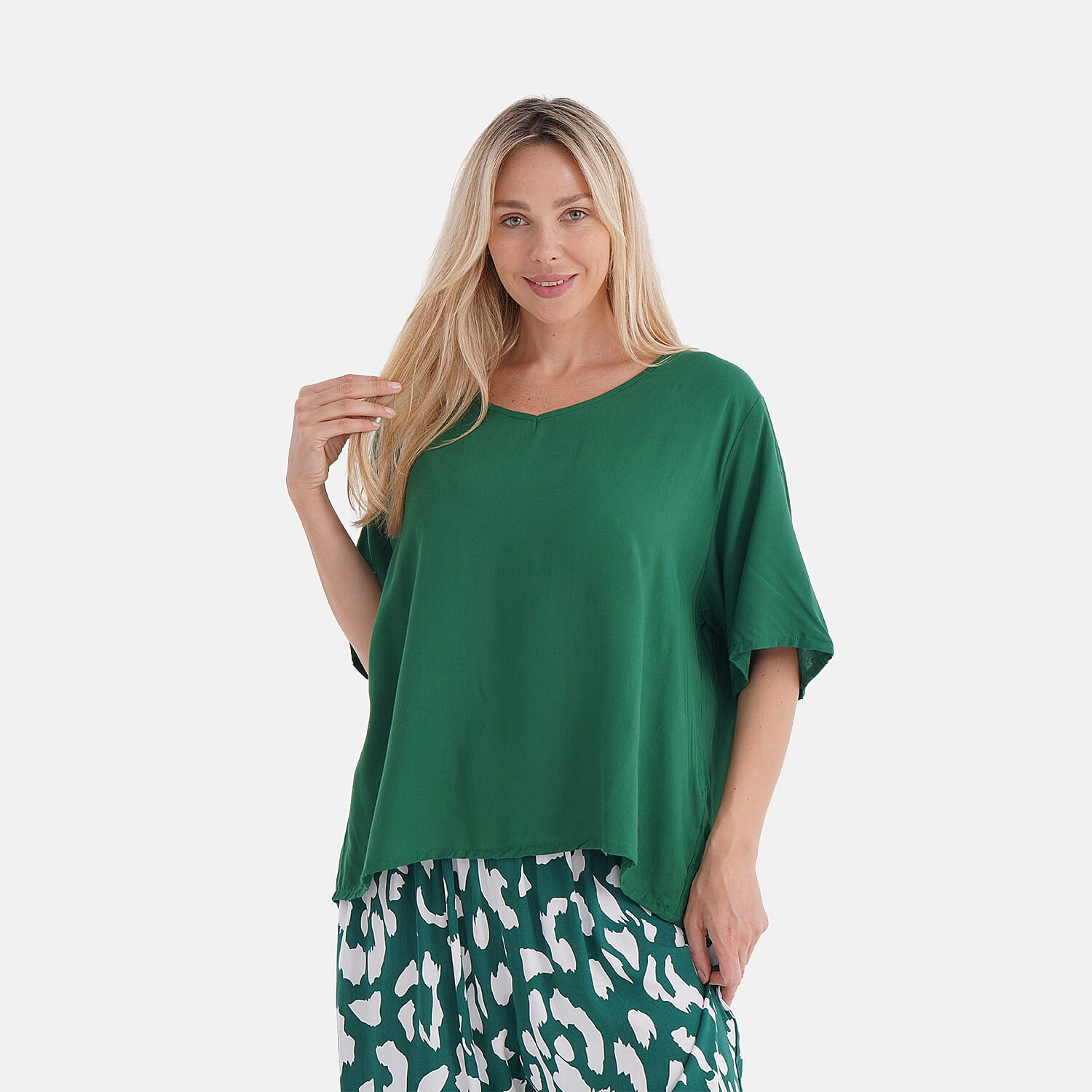 & Maisi Leopard Loungwear  - Green & Green