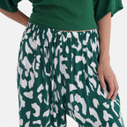 & Maisi Leopard Loungwear  - Green & Green