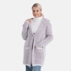 - Maisi Patterned Coatigan (Free Size, 8 to 18) - Purple
