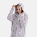 - Maisi Patterned Coatigan (Free Size, 8 to 18) - Purple