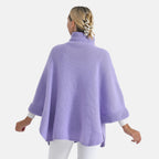 - Maisi High-Tie Zipper Jacket-Cardigan (One Size 8 to 26) - Purple