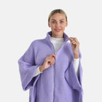 - Maisi High-Tie Zipper Jacket-Cardigan (One Size 8 to 26) - Purple