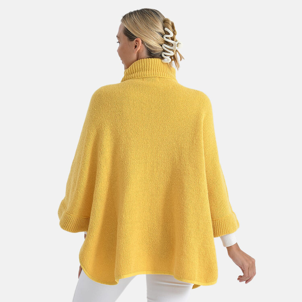 - Maisi High-Tie Zipper Jacket-Cardigan (One Size 8 to 26) - Yellow