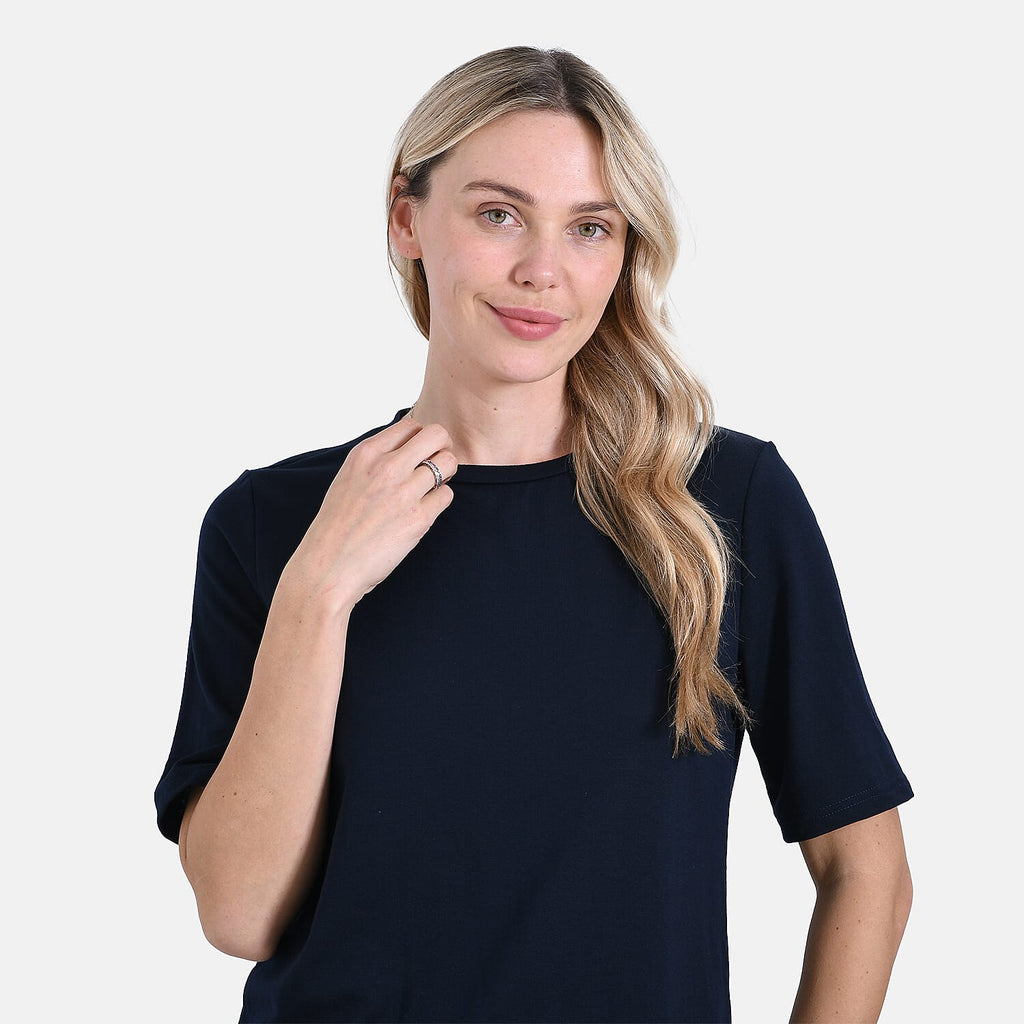 & Maisi Patterned Cord Set (Size - Small) - Navy & Navy