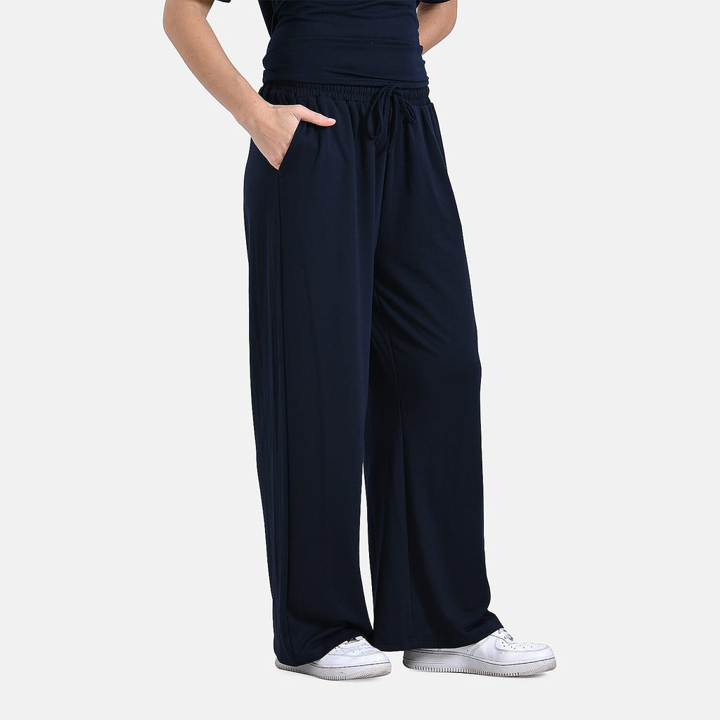 & Maisi Patterned Cord Set (Size - Small) - Navy & Navy