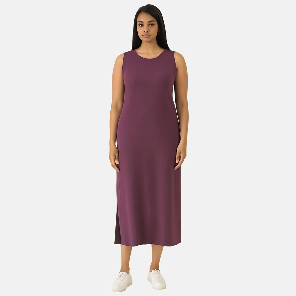 - Maisi Womens Viscose Sleeveless Maxi Dress (Size S) - Pink