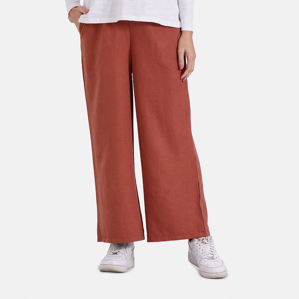 Soft Touch - Maisi Womens Wide Leg Lounge Trousers (Size M) - Pink