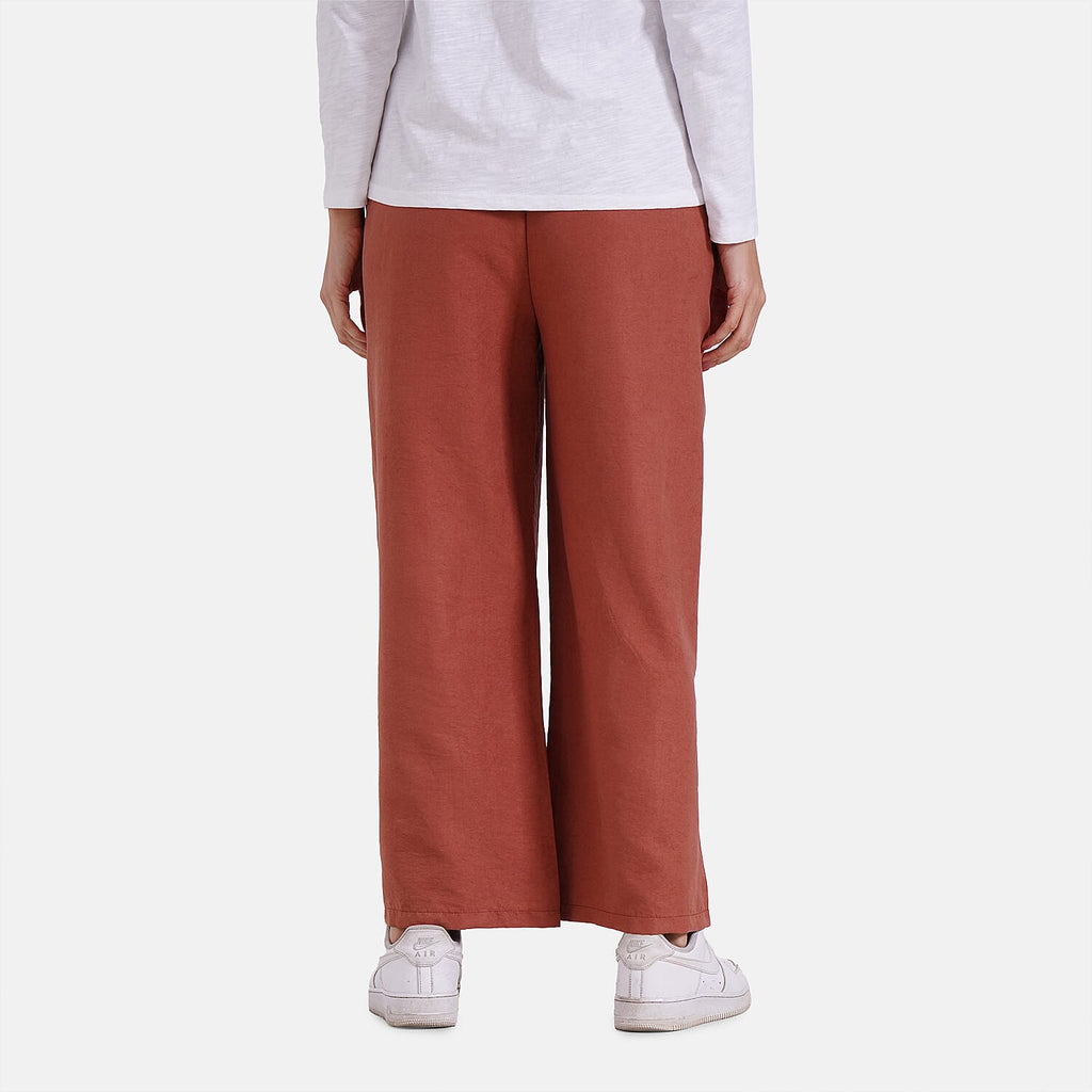 Soft Touch - Maisi Womens Wide Leg Lounge Trousers (Size M) - Pink