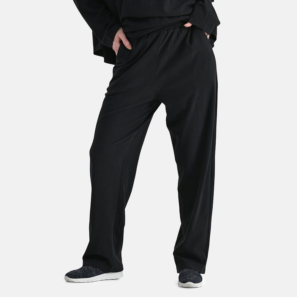 BRAND NEW LAUNCH - - Maisi Soft Brushed Super comfort Casual Trousers (Size M) - Black