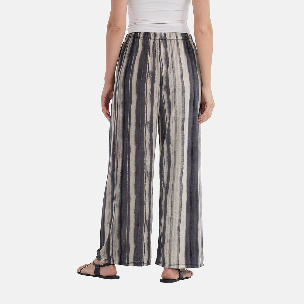 & Maisi Patterned Jean and Pant-Trouser (Size - One Size) - Black Brown & White