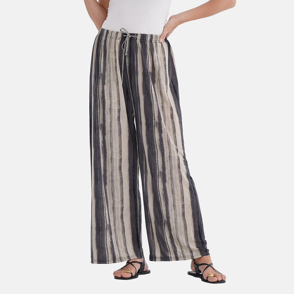 & Maisi Patterned Jean and Pant-Trouser (Size - One Size) - Black Brown & White
