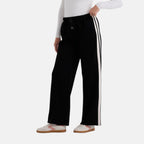 & Maisi Patterned Jean and Pant-Trouser (Size - Small) - Black