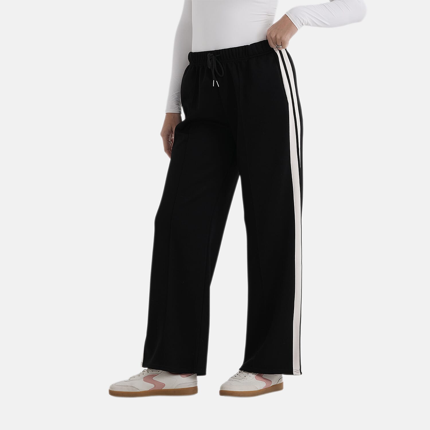 & Maisi Patterned Jean and Pant-Trouser (Size - Small) - Black