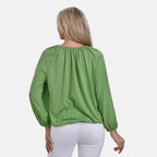 & Maisi Jersey Balloon Top (Size XL) - Green