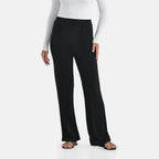- Maisi Pintuck Bootcut Glitter Trousers (Size - 14) - Black
