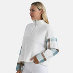 - Maisi Plush Hoodie with Zip (Size S) - Blue
