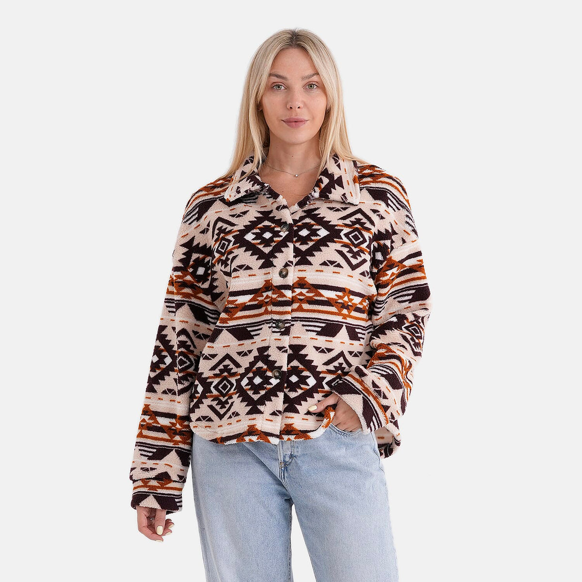 & Maisi Printed Coat