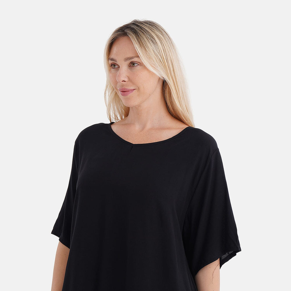 & Maisi Printed Loungwear  - Black & Black