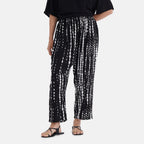 & Maisi Printed Loungwear  - Black & Black