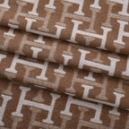 - Maisi Geometric Print Tassel Scarf (65 x 180cm) - Beige