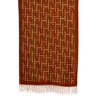 - Maisi Geometric Print Tassel Scarf (65 x 180cm) - Yellow