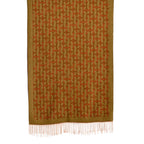 - Maisi Geometric Print Tassel Scarf (65 x 180cm) - Yellow